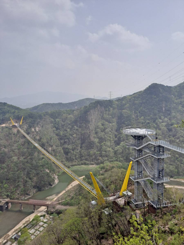 소금산 스카이타워에서 울렁다리길