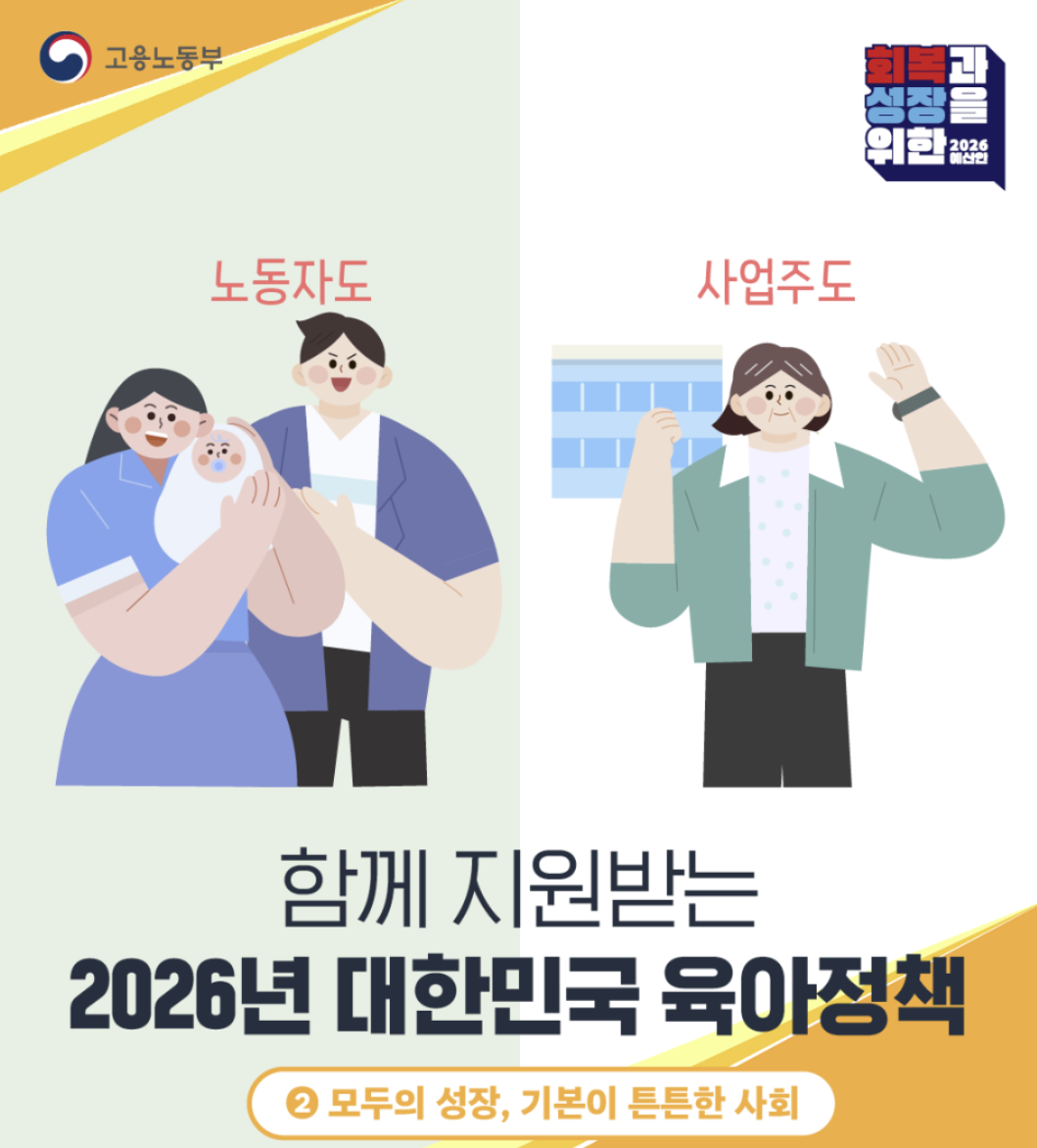 2026년 육아정책 아동수당 아이돌봄 육아휴직 핵심정리
