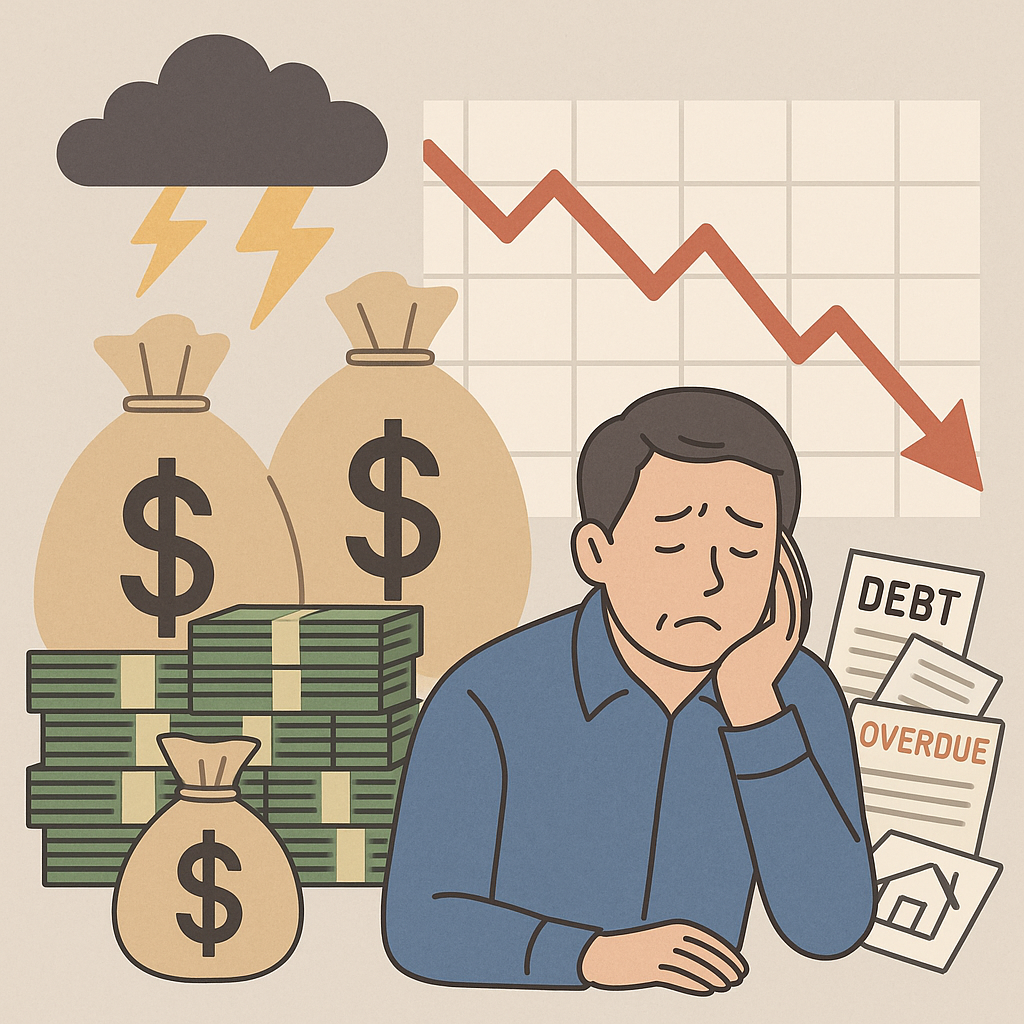 금융리스크와 가계부채, 부실채권 증가가 만드는 경제의 파도