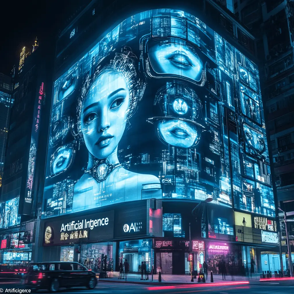 ai. 재생에너지의 미래 산업 이미지