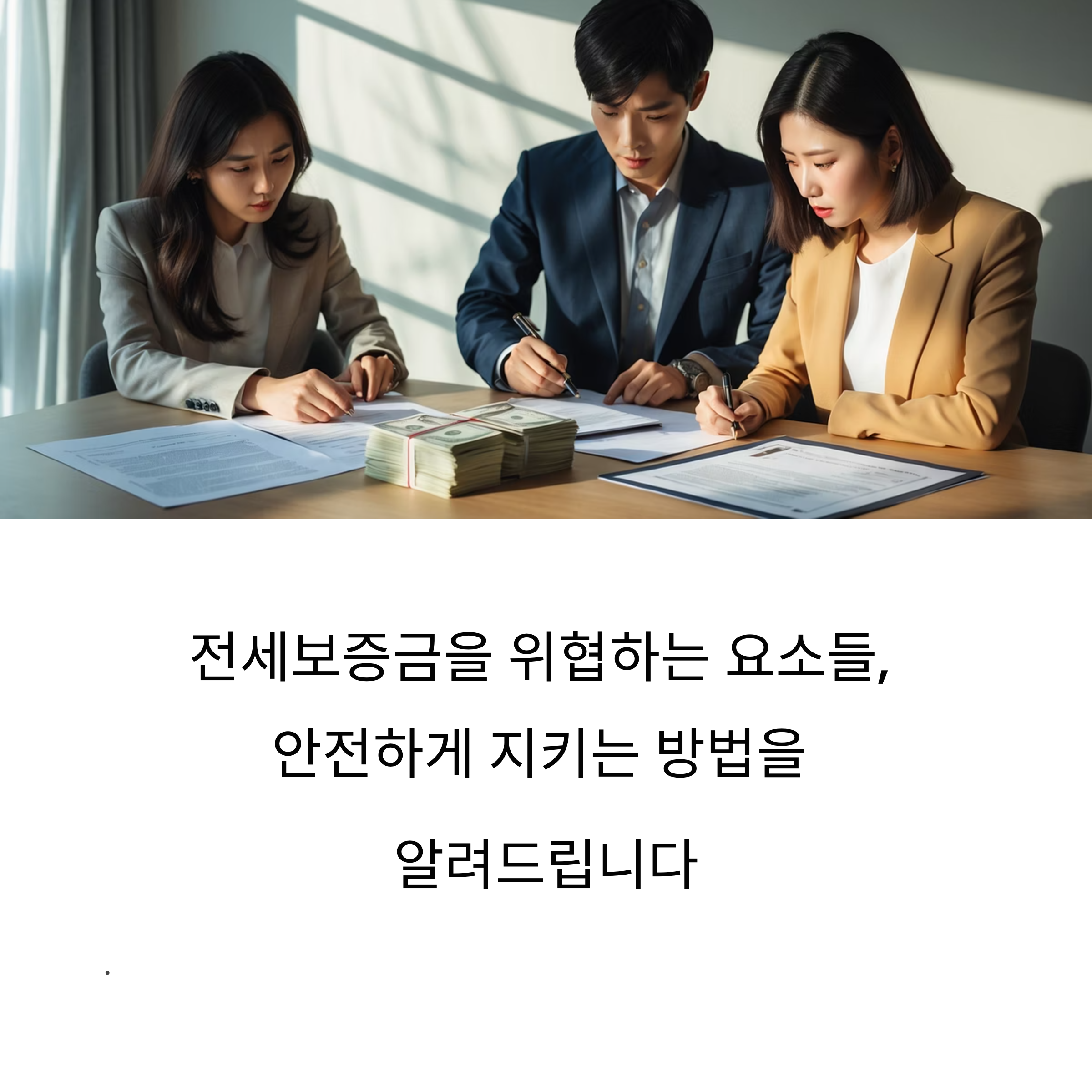 전세보증금 안전하게 지키는 방법