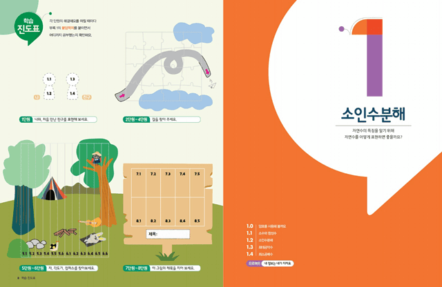 동아 중1 수학 교과서 pdf 미리보기