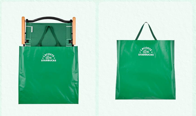 스타벅스-라코스테-콜라보-폴딩-체어-보관용-커버