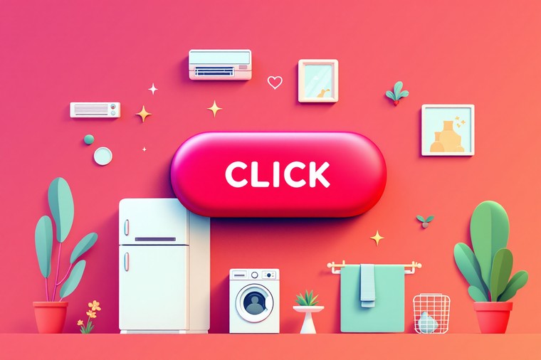 소상공인 가전제품 지원 신청 독려 클릭버튼