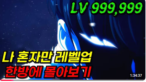 나 혼자만 레벨업 몰아보기