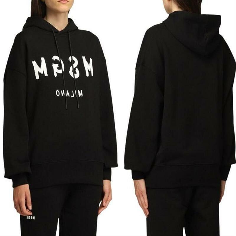 MSGM 브러시드 로고 후드 01 2000MDM515 200000