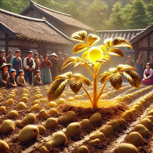 황금빛 감자밭의 탄생