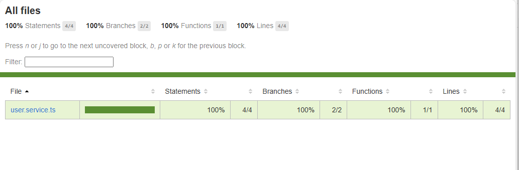html 리포트 화면