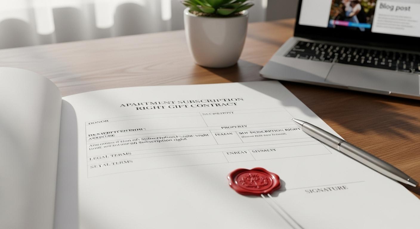 아파트 분양권 증여계약서 서식