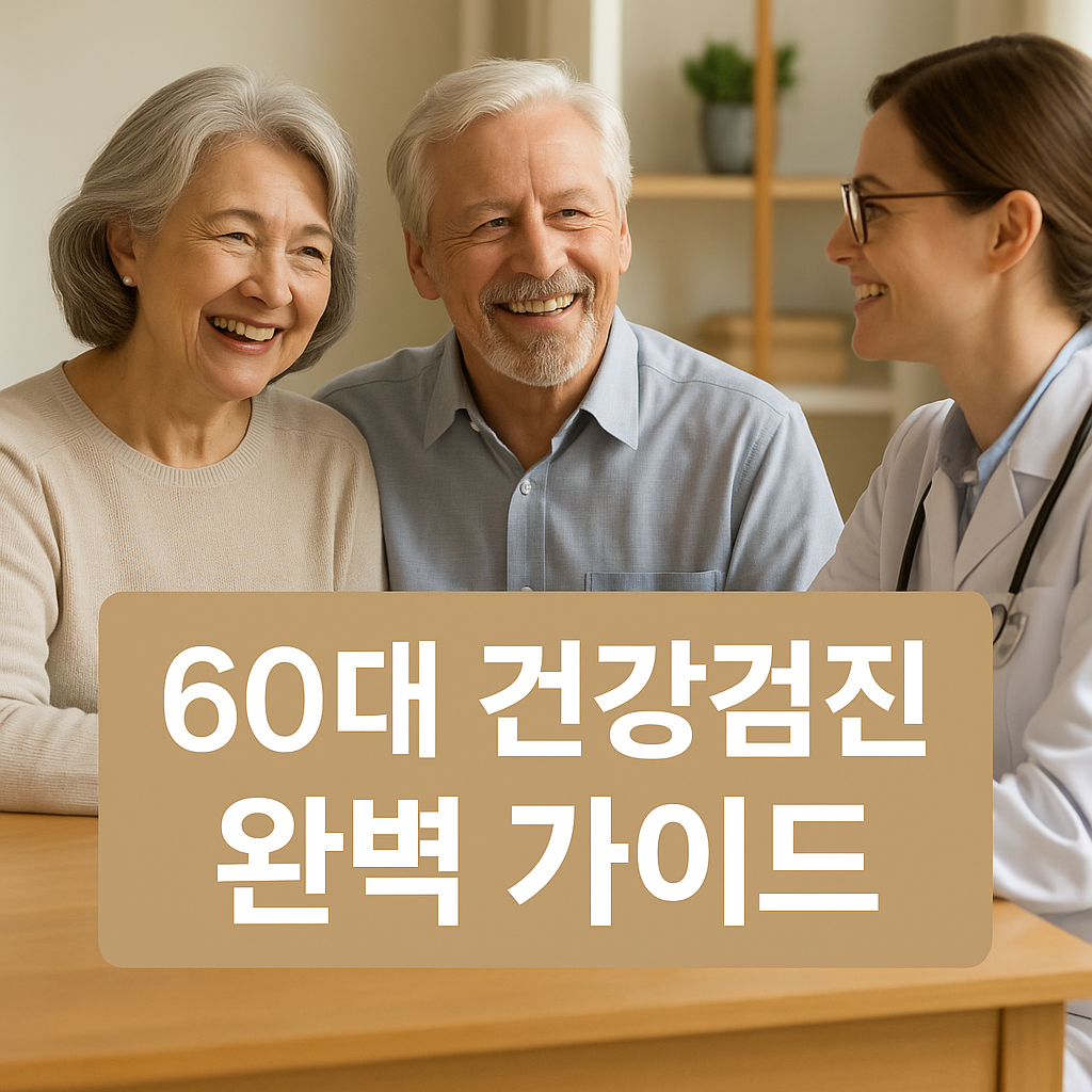 60대 시니어 건강검진 필수 항목 생애주기 가이드