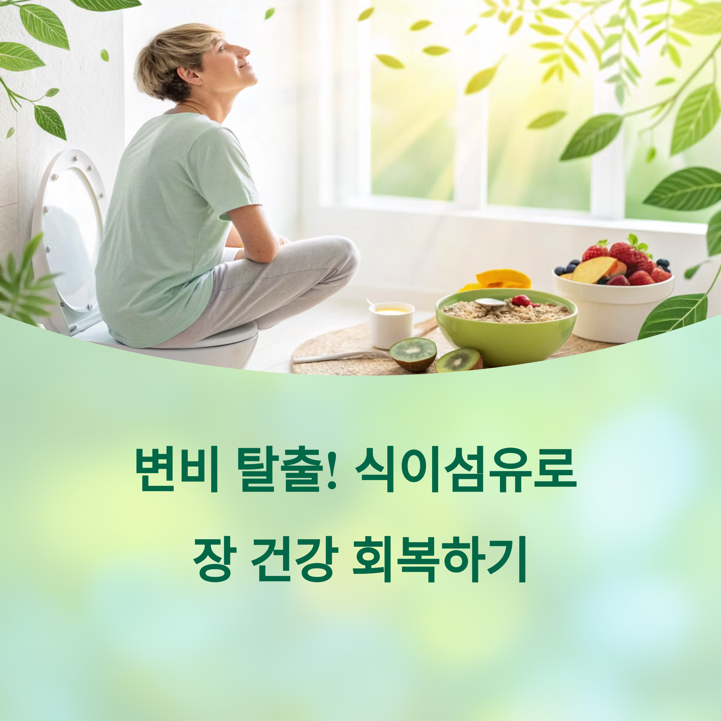변비 탈출! 식이섬유 풍부 식품으로 장 건강 완전 회복하는 법에 대한 이미지