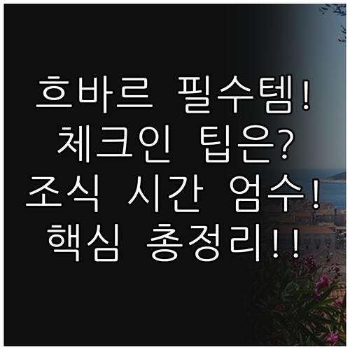 흐바르 타운 스타리 그라드 젤사 체크..