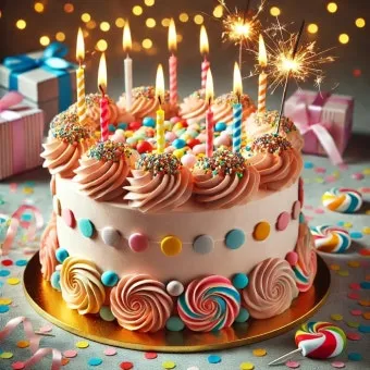 움직이는 생일 축하 문구 이미지 꽃다발_6