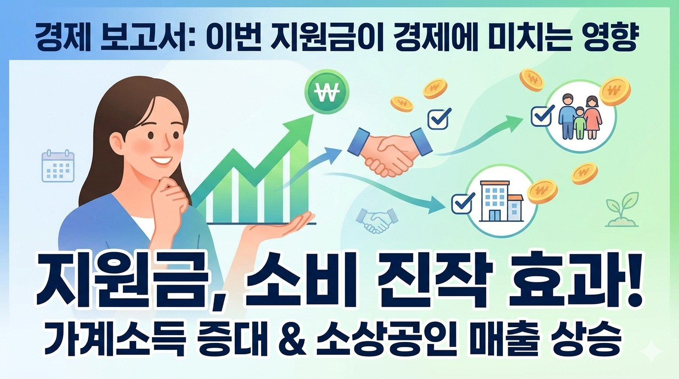 경제 보고서: 인천형 민생지원금이 지역 경제에 미치는 3가지 효과