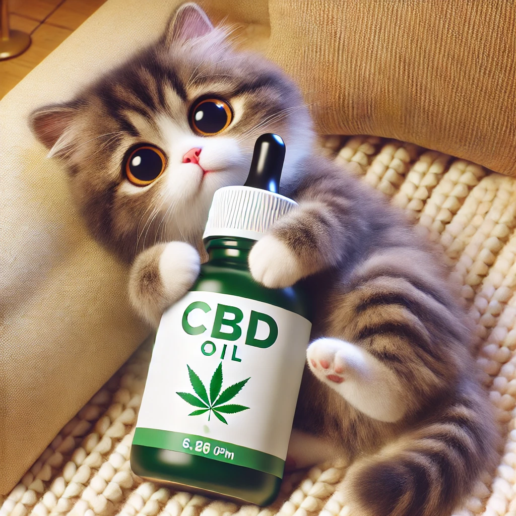 고양이에게 미치는 CBD오일의 영향과 효과