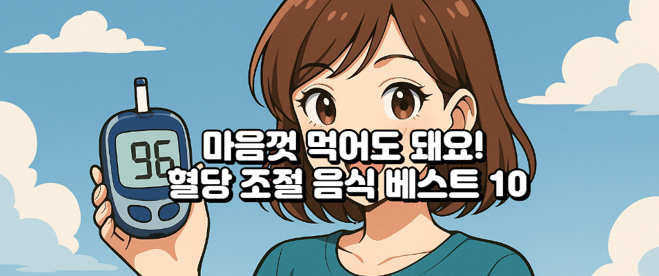 당뇨 환자가 마음껏 먹을 수 있는 10가지 음식! 혈당 조절에 효과적인 최고의 선택