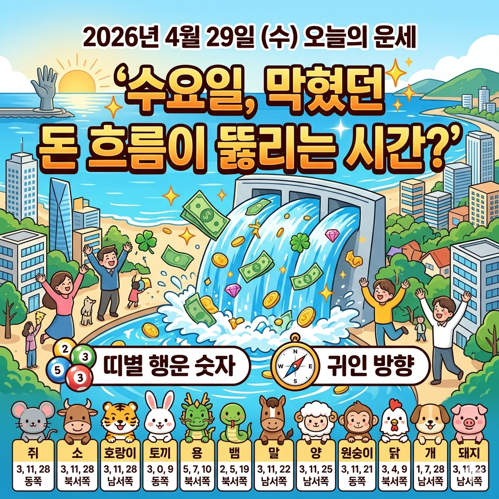 4월29일 오늘의 운세