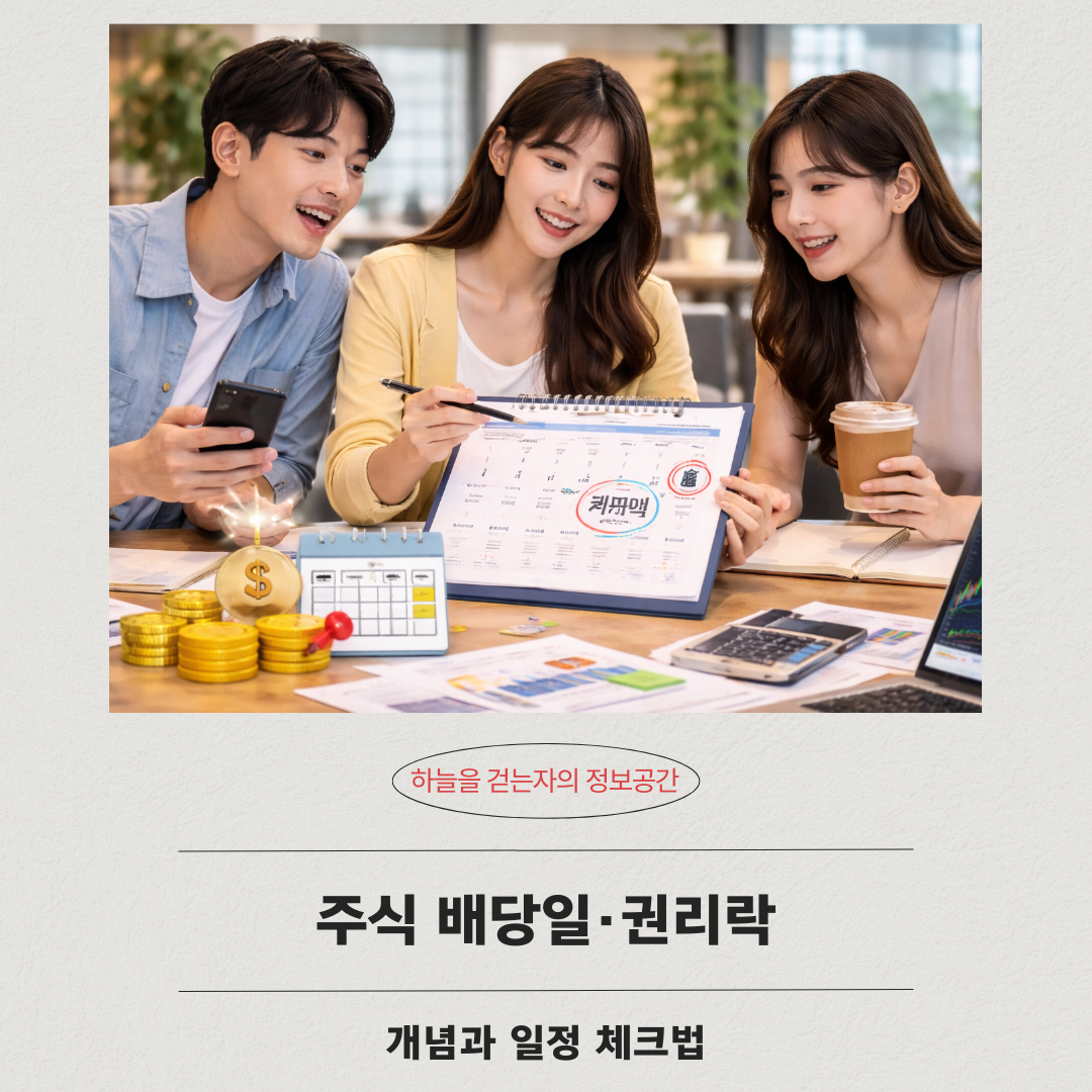 주식 배당일&middot;권리락 개념과 일정 체크법