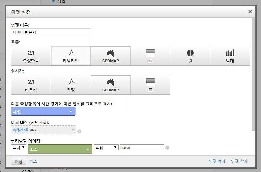 구글 애널리틱스 - 네이버 방문자 수 확인하기