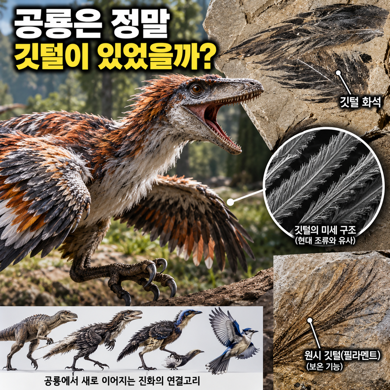 공룡 깃털