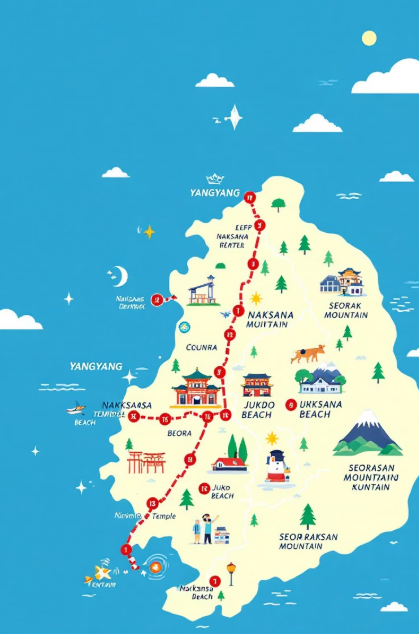 양양 남대천 유채꽃밭