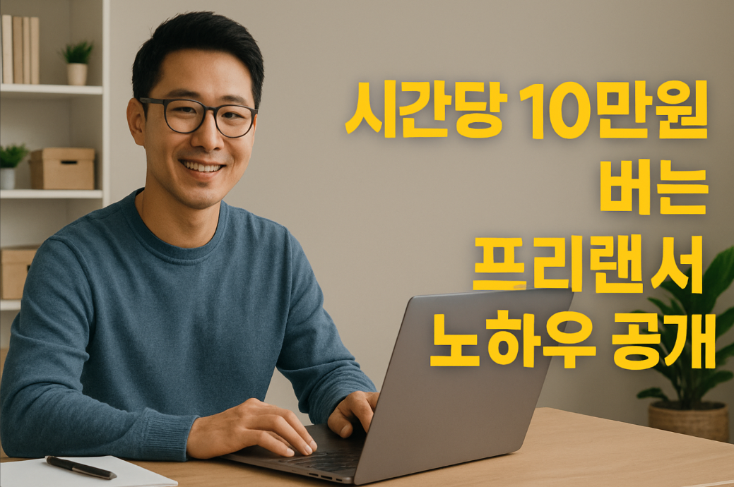 시간당 10만원 프리랜서