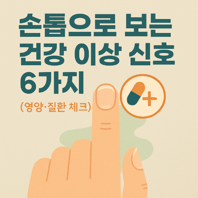 손톱 건강 신호
