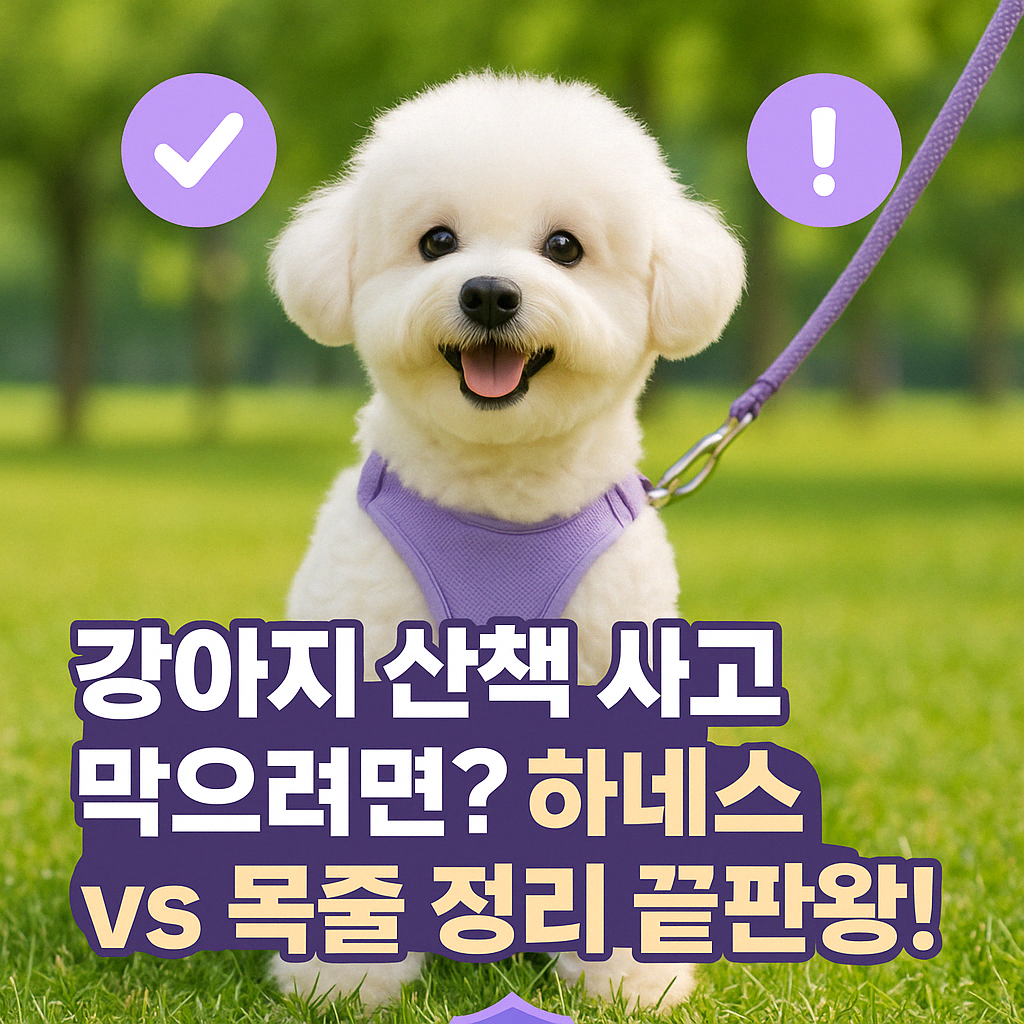 하네스 vs 목줄