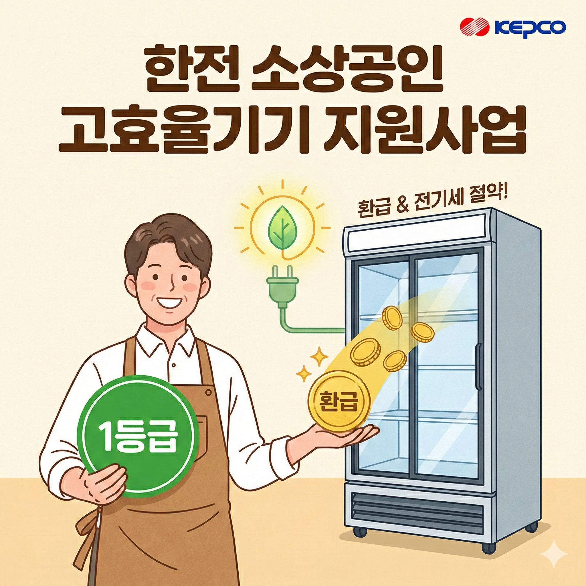 한전 소상공인 고효율기기 지원사업 환급 신청 및 혜택 완벽 가이드