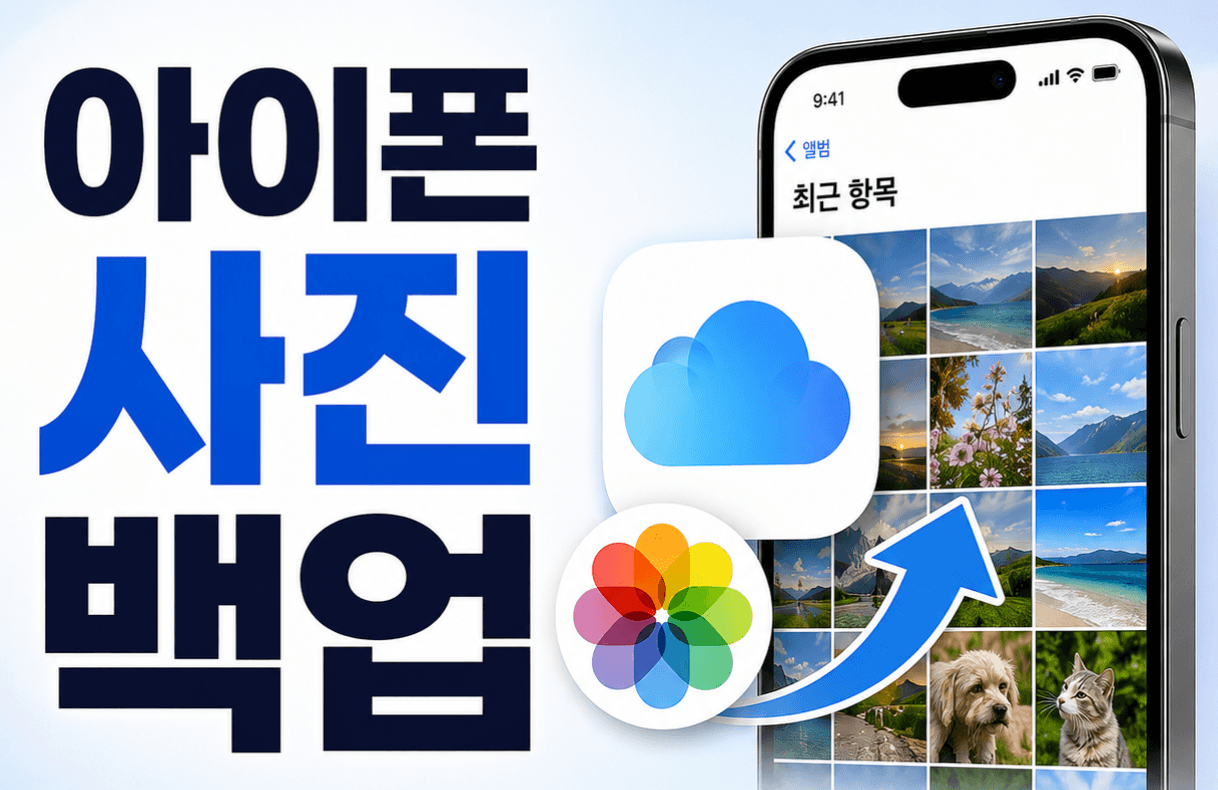 아이폰 사진 백업 (자동 백업, 저장 방법, 아이클라우드)
