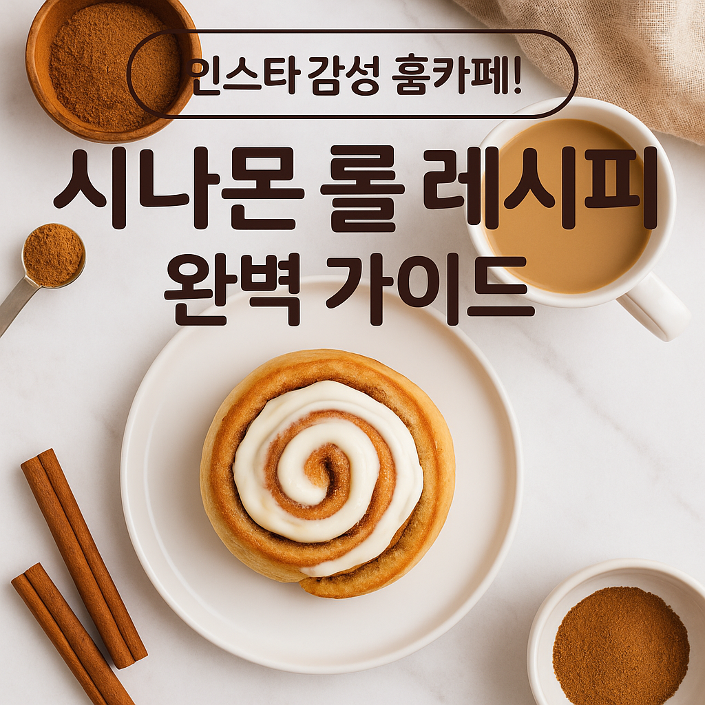 시나몬 롤 레시피