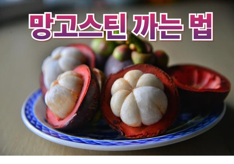 망고스틴 까는법