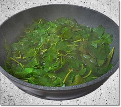 방풍나물 데치기