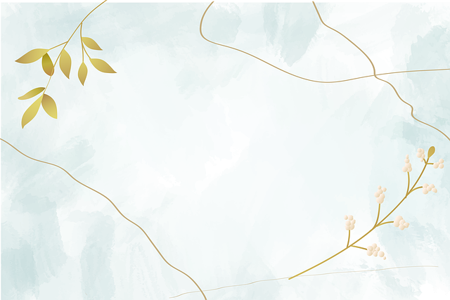 미니멀리즘을 표현하는 간결한 나뭇잎 문양 사진