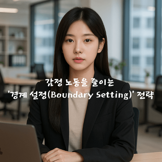 경계설정, 감정노동, 심리회복, 자기돌봄, 워라밸, 직장스트레스, 정서관리, 의사소통, 심리전략, 번아웃예방