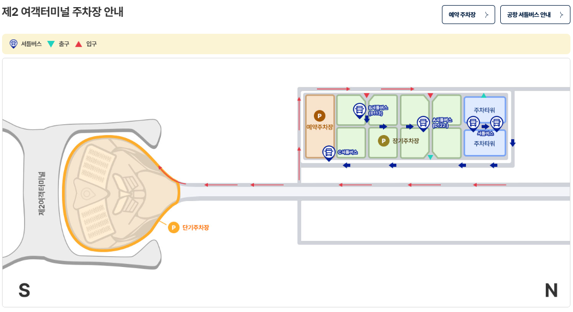 인천공항 제2여객터미널 주차장