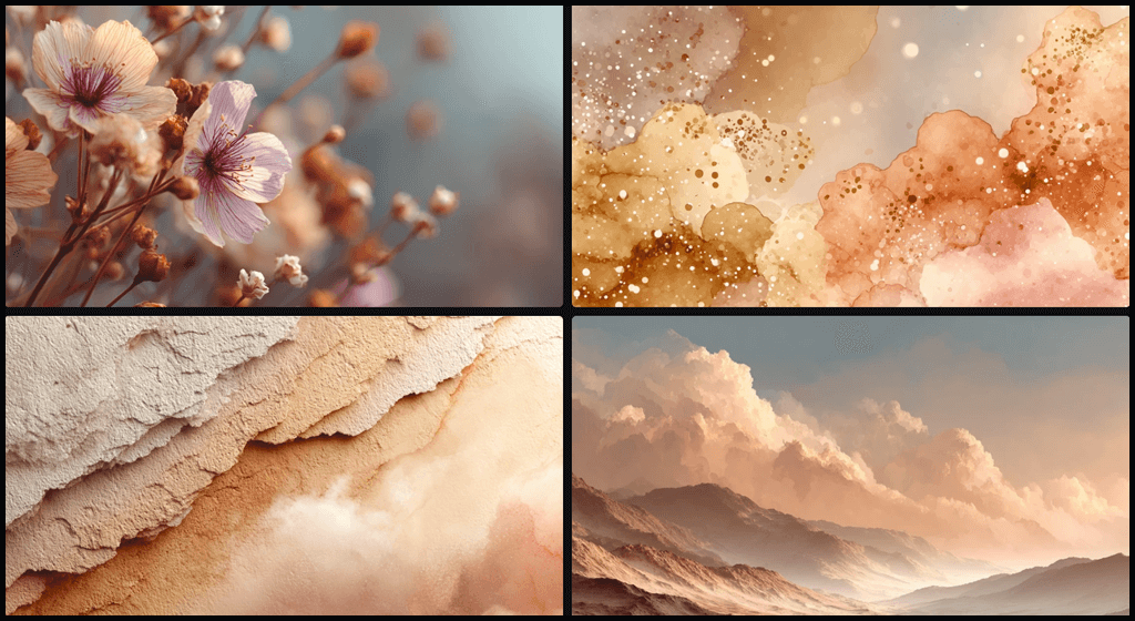 GPT 탬플릿 생성 이미지 썸네일 배경 Midjourney