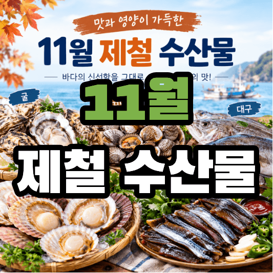 11월 제철 수산물