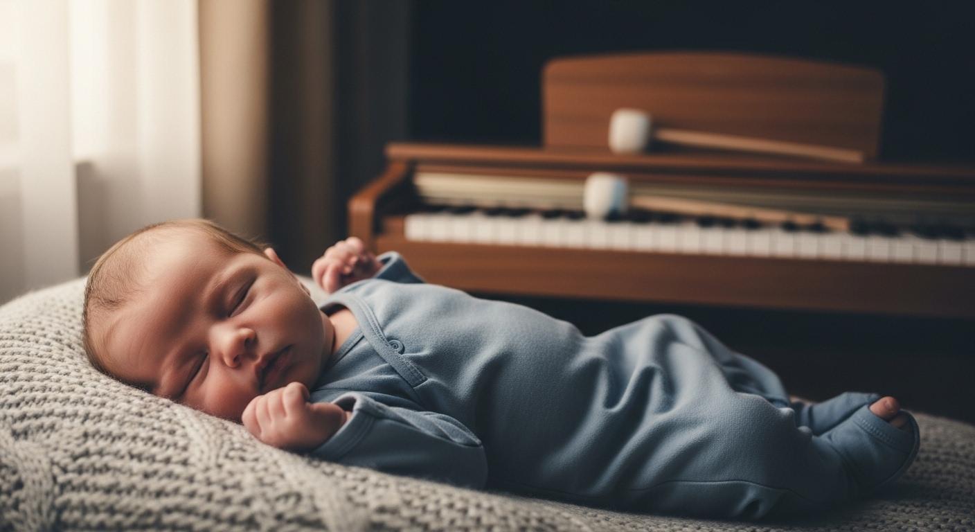 신생아를 위한 명상 피아노