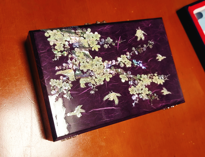 한지 나전칠기 보석함