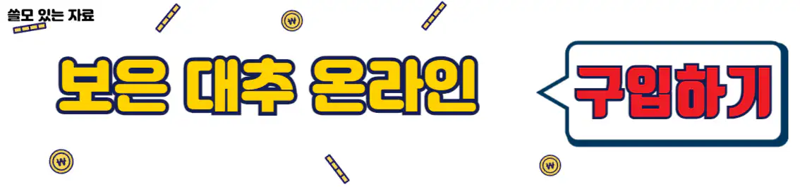 보은대추축제 대추 온라인 구입