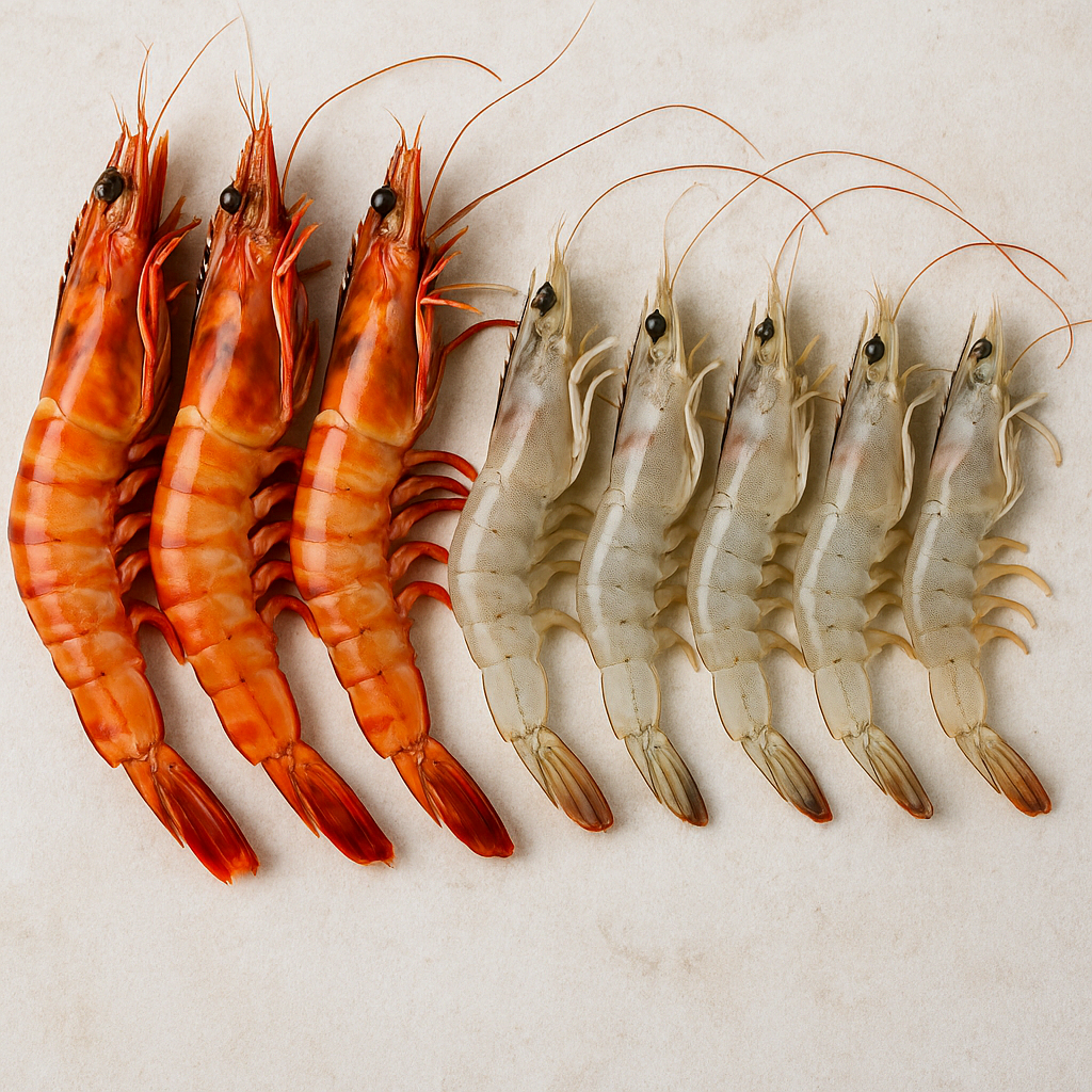 대하 vs 흰다리새우 구별법|진짜 제철은 언제?