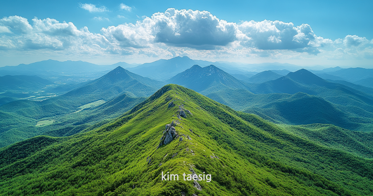 명지산의 사계절