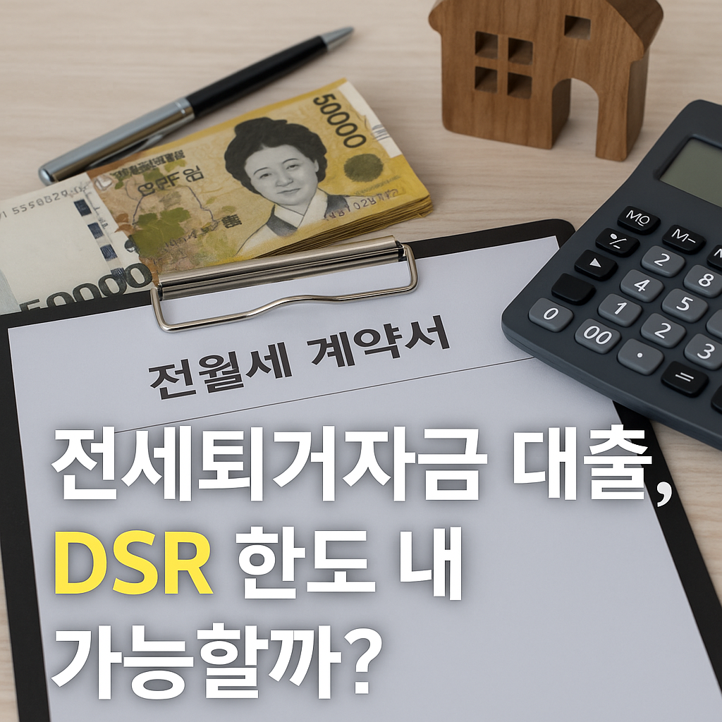 전세퇴거자금 대출, DSR 한도 내 가능할까?