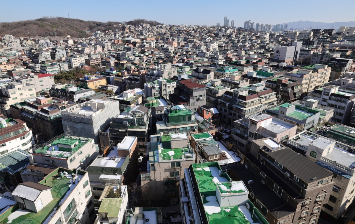 서울 시내 빌라촌