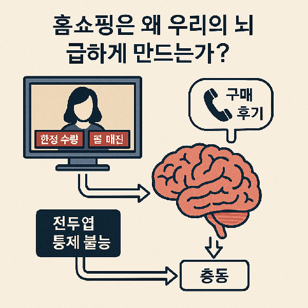 홈쇼핑은 왜 우리의 뇌를 급하게 만드는가?
