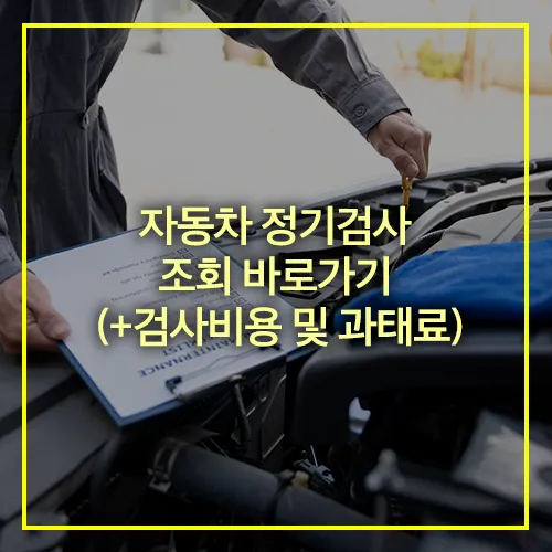 자동차 정기검사 조회 바로가기 썸네일