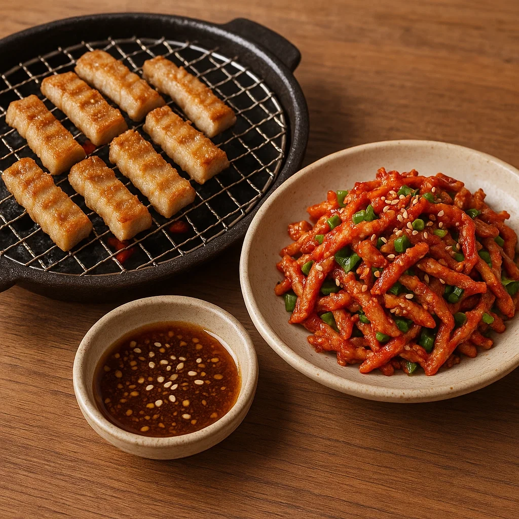 깐양구이와 양무침