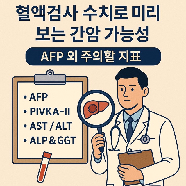 혈액검사 수치로 미리 보는 간암 가능성(출처: 자체제작)