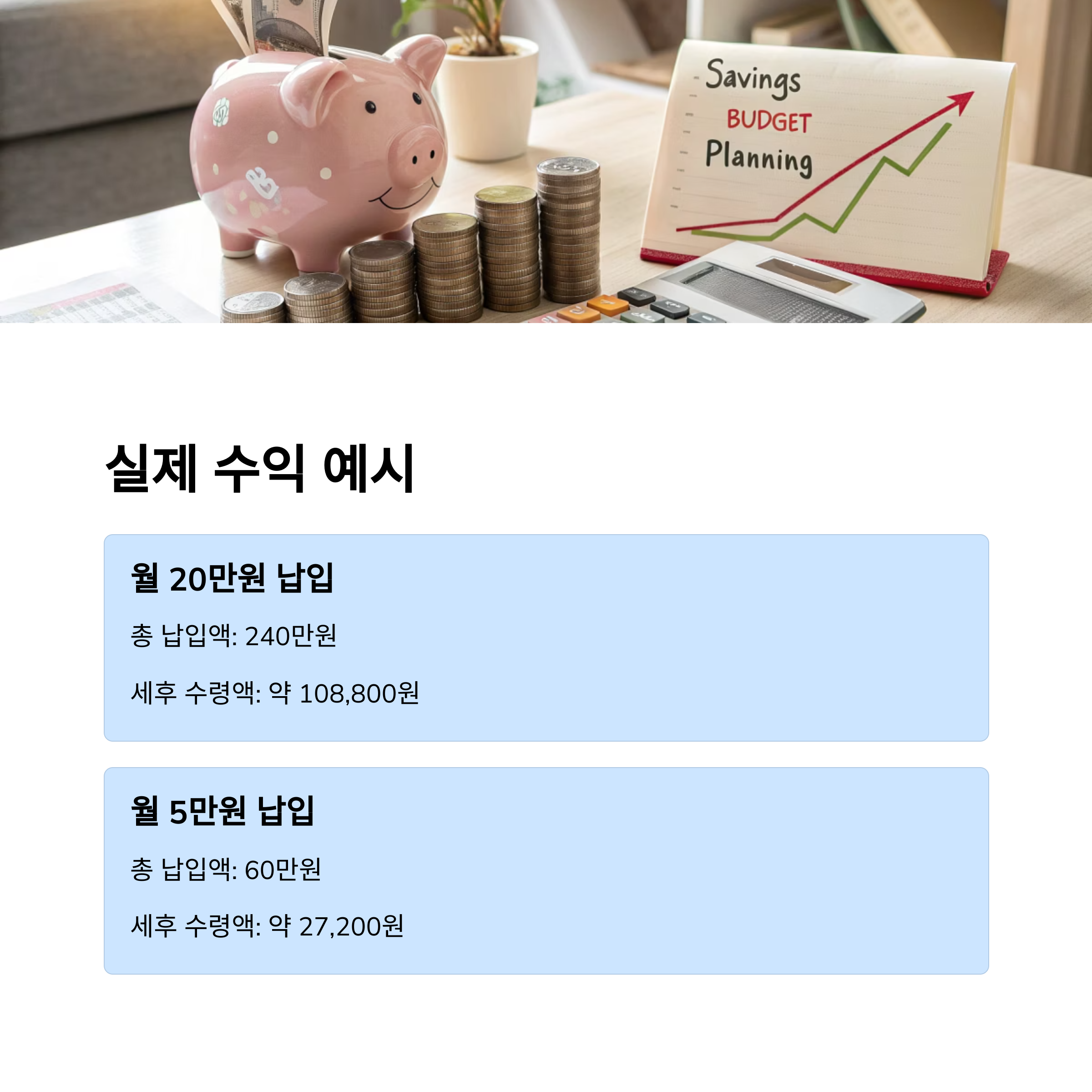 실제 수익 예시